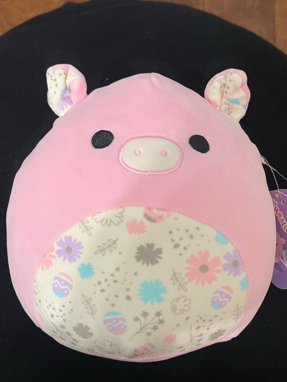 Squishmallows Pink Floral-Belly Pig Plush